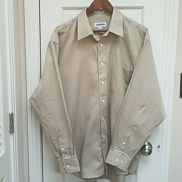 Joseph & Feiss Other - Joseph & Feiss tan dress shirt, neck 17, 34/35